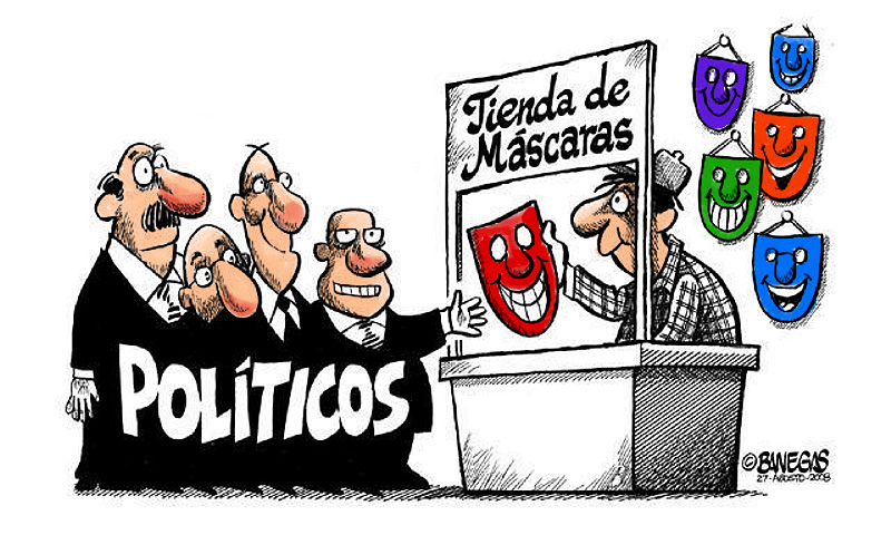 DELINCUENTES DISFRAZADOS DE POLITICOS